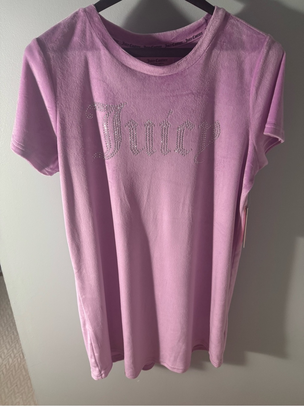 Juicy Couture Muse Velour Rhinestoned Nightgown